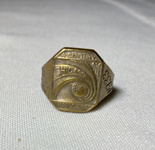 Vintage 1933 Chicago World''s Fair Collectible Adjustable Ring Indian 100 Yr An. picture