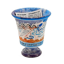 Pythagorean cup,Greedy Cup 11cm ,Minoan Art painting picture