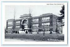 c1950s High School Building, Ford Edward New York NY Unposted Vintage Postcard picture