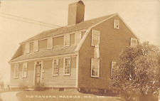 RPPC Old Tavern, Machias, Maine Washington County c1910s Vintage Postcard picture