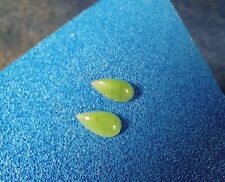 WYOMING APPLE NEPHRITE / JADE VINTAGE CABOCHONS - 4.5mm x 8mm - 1/2 CARAT picture