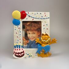 Vintage Dakin Terragrafics Happy 10th Birthday Garfield Picture Frame June 1988 picture