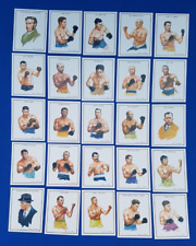 Ideal Albums Ltd Trade Cards BOXING GREATS (1st Series) Full set of 25 loose picture