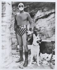 The Phantom 1943 movie serial Tom Tyler with his wolf Devil 8x10 inch photo picture