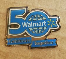 Walmart Hogeye 50 Years Celebrate Together 2011 Enamel Hat Lapel Pin picture