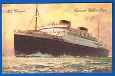 1935 Britain's M.V. Cunard White Star 