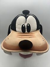 Vintage 3D Disney Parks Adult Goofy Hat With Long Ears & Teeth Elastic Back picture