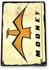 MOONEY  AVIATION MOTOR OIL 11 X 8  TIN SIGN AVIATION AIRPLANE AIRCRAFT RETRO picture