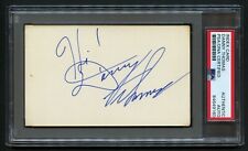 Danny Thomas signed autograph auto Vintage 3x5 Actor / Founder St. Jude PSA Slab picture