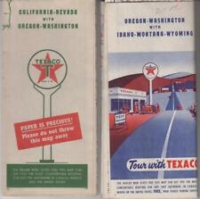 1948 & 1954 Texaco Multi-State Maps, Please read listing picture