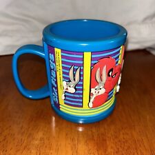 VTG 1998 SIX FLAGS WARNER BROTHERS BUGS BUNNY / GOSSAMER LOONEY TUNES MUG C1 picture