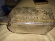Vintage J.M Bell & Co. New York Square Bottle picture