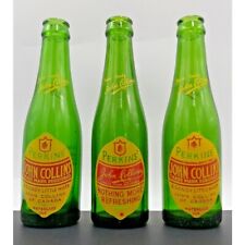 Perkins John Collins Vintage Bottles-Waterloo Quebec 7 Ounces Set of 3 - Canada picture