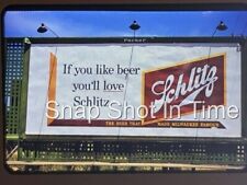 Schlitz Beer  1952 Billboard Sign Advertising Slide 35 mm picture