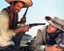 The Good The Bad & The Ugly Eli Wallach sneaks up on Clint Eastwood 8x10 photo picture