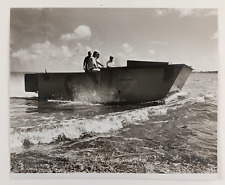 1965 Biscayne Bay Miami FL Van Veldhuisen Troop Transport Boat VTG Press Photo picture