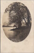 1911 FULTON, Illinois RPPC Photo Postcard 