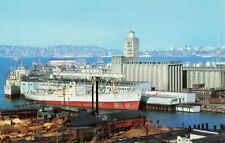 The Fisher Flouring Mills on Puget Sound - Seattle Washington WA - Postcard picture