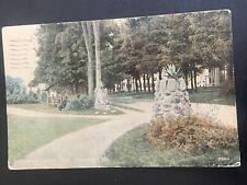 Vintage 1915 Maine Postcard - Skowhegan - Entrance to Coburn Park picture