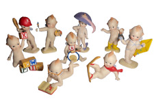 KEWPIE Baby Cupid Bisque Porcelain Figurine - 9 Figurines by Jesco, 1990 pre-own picture