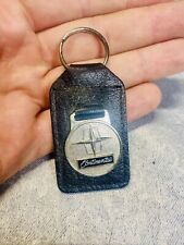 Vintage Antique 2” 60s 70s 80s Lincoln Continental Town Car Keychain Leather NOS picture