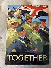 British World War Two propaganda . Laminated set of 12…11 3/4 X 8 1/4 picture