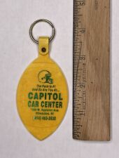 Vintage 2 Sided Green Bay Packers Football Schedule Advertising Key Chain 1997 picture
