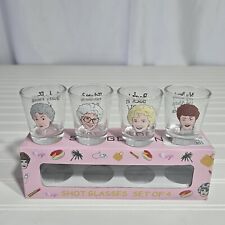 Golden Girls Shot Glasses Set Of 4 - 1.5 Oz Mini Drinking Glasses Kitchen  picture