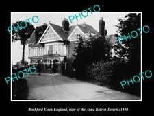 OLD LARGE HISTORIC PHOTO ROCHFORD ESSEX ENGLAND THE ANNE BOLEYN TAVERN c1930 picture