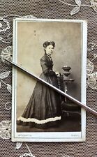 Antique Victorian Young Lady John Chaffin Yeovil Some rest England CDV Photo picture