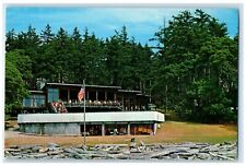 c1960 Camp Office Dining Lodge Henderson Camps Lopez Island Washington Postcard picture