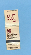 MATCHBOOK COVER  - QUEBEC HILTON - CANADA picture