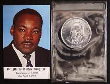 Two Dr Martin Luther King Jr Memorial Pray Card & Coin tra4 picture
