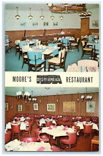 c1960's Moore's Fiesta Restaurant Multiview Nashville Indiana IN Postcard picture