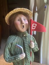 RARE.  Pre Owned 2000 Byers Choice Golfer Caroler picture