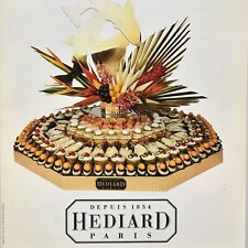 1980s Hediard Restaurant Luxury Food Company Dessert Menu Paris France #2 picture