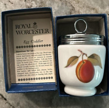 Royal Worcester English Egg Coddler Evesham Porcelain Vintage in Box New picture