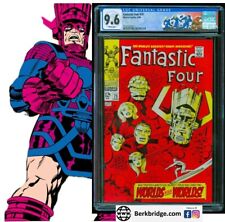 FANTASTIC FOUR 75 CGC 9.6 NICE AS 9.8 WHITE PAGES 6/68 💎 KEY GALACTUS SS STORY picture