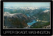 Postcard Upper Skagit River Aerial View North Cascades Washington B71 picture