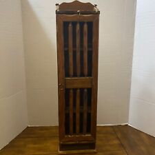Vintage Holmar Japan Wood Spice Rack Cabinet Wall & Counter With Drawer 24” picture