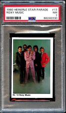 1980 Heinerle Star Parade #13 ROXY MUSIC PSA 7 pop 1 only 1 higher HOF - RARE picture