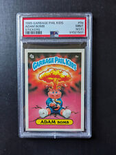 1985 Topps OS1 Garbage Pail Kids Series 1 -Cheater- ADAM BOMB #8a PSA 9(ST) MINT picture