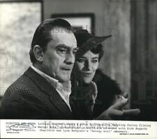 1970 Press Photo Luchino Visconti & Charlotte Rampling on 