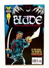 Blade The Vampire Hunter #1 - Midnight Sons Holochrome Marvel 1994 NM 1st Solo picture