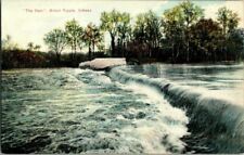 1910. DAM, BROAD RIPPLE, INDIANA. POSTCARD. DC7 picture