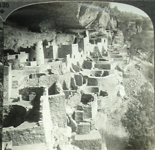 Keystone Stereoview Cliff Palace, Mesa Verde, Colorado 600/1200 Card Set #1135 picture