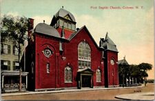 Cohoes NY First Baptist Church New York Valentine Publisher c1910s postcard P26 picture