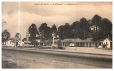SC Hardeeville Garrland Motel US Hwy 17 Advertising Vintage Postcard-Z2-230 picture