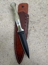 Vintage handmade High Carbon double edged dagger boot knife Collectible THROWING picture
