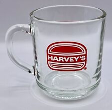 Vintage Harvey’s Hamburgers Souvenir Glass Mug Restaurant Memorabilia  picture